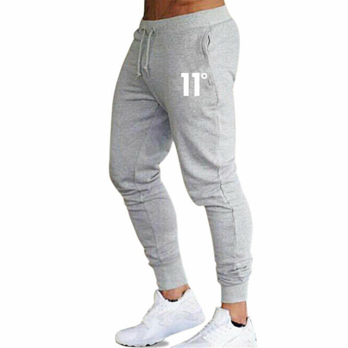 ZENGVEE Tracksuit Trousers Men Lightweight Joggers Men Elasticated Waist Athletic Sweatpants Mens Tracksuits Bottoms with Pockets for Workout,Gym,Running,Training 