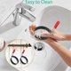 thumbnail image 2 of 4 PCS 3.5inch Egg Rings Set with Silicone Handle, Round Mold, 2 of 5