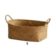 thumbnail image 3 of Cesta tejida Bewildely de almacenamiento de Seagrass diseño elegante L, 3 of 6