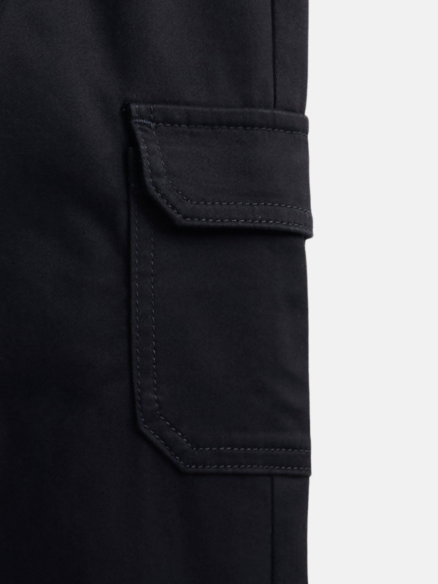 Wonder Nation Girls Wide Leg Cargo Jeans, Sizes 4-18 & Plus