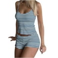 thumbnail image 3 of THDHVS Pajamas for Women Set,Womens Pajama Sets,Women Print Lapel Shirt and Shorts Set with Pockets for Beach Vacation Wear Casual Comfortable 2 Piece OutFits Dark Gray 2XL, 3 of 7