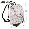 thumbnail image 3 of KLL Cute Bow Tie Print Leather Backpack,PU Leather Laptop Backpack Purse for Women and Ladies Daypacks Bags for Travel College Work, 3 of 4