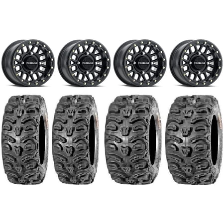 Raceline Podium Bdlk 14 Bk Wheels 28 Bear Claw HTR Tires Sportsman RZR Ranger