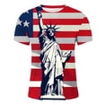 thumbnail image 5 of UVEASISHA 4th of July Shirts Men Cotton,Mens Patriotic Tee Shirts Graphic July 4th T-Shirt Teens O-Neck Casual Short Sleeve America Flag Fourth of July Muscle Workout Tshirts 2025, 5 of 5