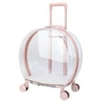 thumbnail image 2 of Maleta con ruedas para mascotas, caja de burbujas perros, cápsu ligera con rueda silenciosa, bolsa de transporte , brilnte Colco Caja de la carretilla, 2 of 8