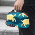 thumbnail image 2 of Turtle Waterproof Oxford Cloth Hard Drive Case with Charger Pouch, PC Case, Small Travel Electronic Organizer, and Cord Organizer Travel - 5.9x9.44x3.14 in, 2 of 6