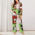 thumbnail image 3 of Lsque Sanrio Pattern Long Sleeve Pajama Set for Women - Soft 2-Piece Sleepwear and Loungewear Set with Pockets, Comfy Nightwear, 3 of 8