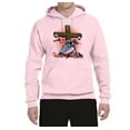 thumbnail image 2 of Wild Bobby, Vintage Driven By The Spirit Christian Verse Inspirational/Christian Unisex Graphic Hoodie Sweatshirt, Light Pink, 3XL, 2 of 3
