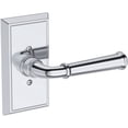 thumbnail image 2 of Baldwin FDDUNHFR190 Dunsmoor Non-Turning Two-Sided Dummy Door Lever Set - Black, 2 of 7