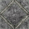 Achim 12"x12" 1.2mm Peel & Stick Vinyl Floor Tiles 20 Tiles/20 Sq. Ft. Metallic Marble Diamond
