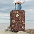 thumbnail image 4 of Uemuo Coffee and Flowers Printed Washable Luggage Cover - Fashion Suitcase Protector Fits 18-32 Inch Luggage -Medium, 4 of 9