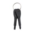 thumbnail image 1 of 1 Pair Portable Steel Keychain Screwdriver Outdoor Key Ring Multifunctional Screwdriver, Black, 1 of 7