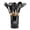 Black, variant on 12Pcs Silicone Cooking Utensils Set Utensils with Silicone Tips, Wooden Handles, Countertop Holder Suitable for Cooking, Mixing, Serving Dishes-Best for Nonstick Pots & Pans