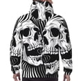 thumbnail image 7 of Uemuo Psychedelic Skull Illusion Art Pattern Men's Hoodie - Casual Pullover Hoodie with Kangaroo Pocket, Stylish Hooded Sweatshirt for Everyday Wear-XX-Large, 7 of 7
