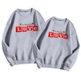 thumbnail image 3 of Couple Sweatshirts Holiday Sweatshirt Husband and Wife Lightweight Pullover Tops Mens Sweatshirts Unisex Graphic Print Crewneck Pullover Soft Casual Long Sleeve Hoodless Top, 3 of 4