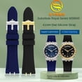 thumbnail image 2 of Correa de reloj de silicona modificada para Tudor Royal M28600 M28603 M28500 41m Correa de reloj de goma resistente al agua Adaptador de metal Pulsera para hombre, 2 of 5