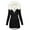 Black, variant on Women's Designer Warm Winter Parka Quilted ed Long Coat Jacket- Fleece Lined Body Zip Pockets Womens Long Fur Trimmed ed Padded Puffer Parka Ladies Winter Jacket Coat