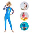 thumbnail image 4 of Conjunto de baño de una pieza, accesorios para exteriores de manga larga, protección UV para niñas y niños Hugtrwg Para estrenar, 4 of 8