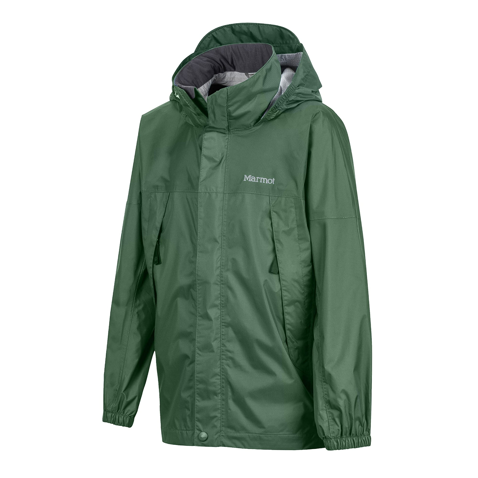 Marmot PreCip Boys Lightweight Waterproof Rain Jacket Dark Green Small Walmart