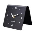 thumbnail image 2 of Reloj de escritorio de arte moderno, reloj de mesa acrílico simple, silencioso, de diseño, decoración del hogar. Negro, 2 of 7