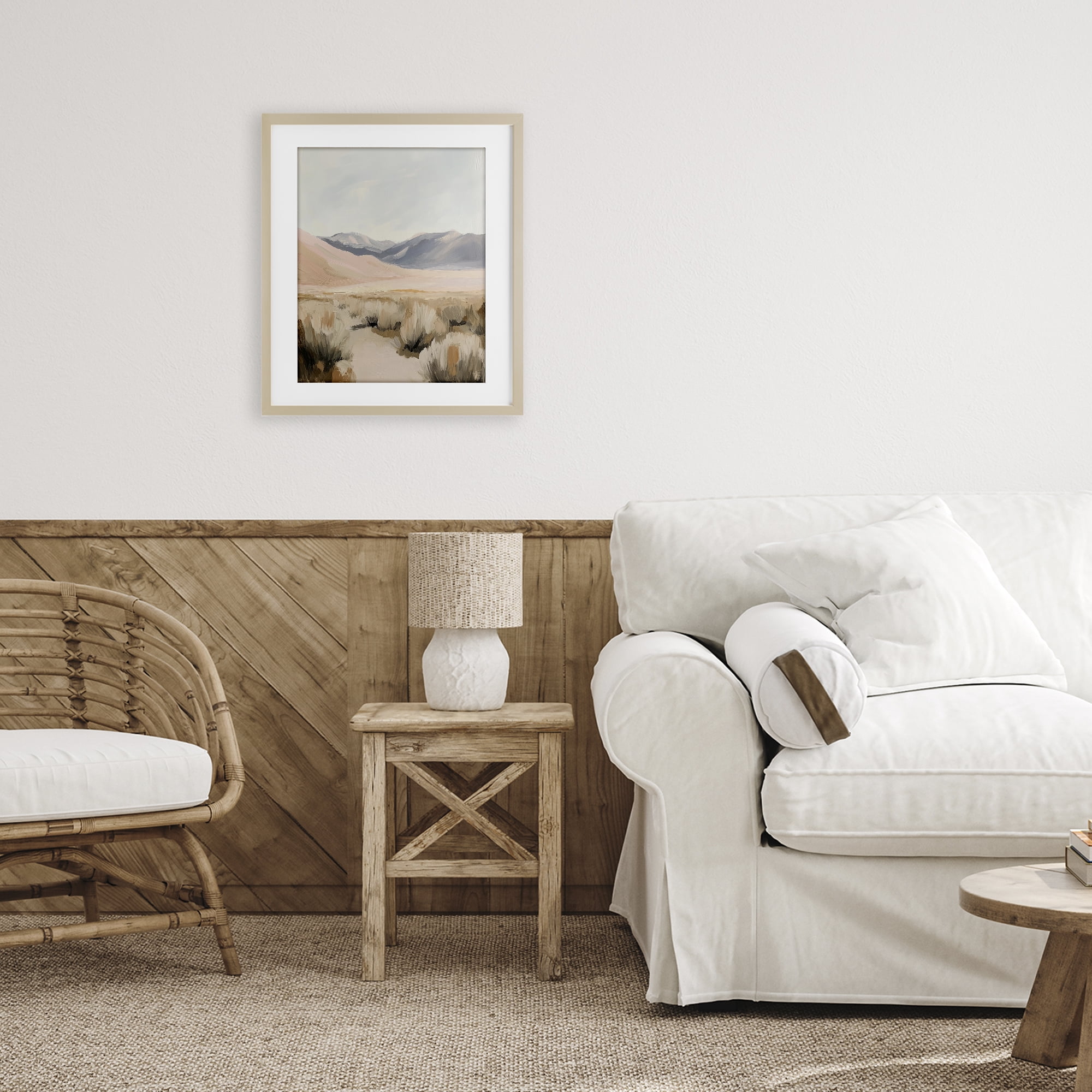 Stupell Industries Pastel Desert Solitude Birch Framed Print Under Glass, design by Heidi Kuntz