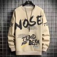 thumbnail image 3 of Camiseta para hombre estampada cuello redondo sudaderas holgadas hombre jerseys poliéster una pieza talla S ropa original emo 2024 social, 3 of 5