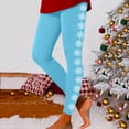 thumbnail image 2 of Women Flare Leggings Womens Ladies Printing Merry Christmas Pants For Yoga Running Gym Tights Compression Yoga Running Fitness Tummy Control Trousers For Woman, 2 of 5