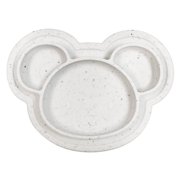 Kushies Siliplate Silicone Suction Plate For Toddlers, BPA, PVC & Phtalate Free White Color