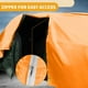 thumbnail image 4 of Funda para Coche Impermeable Unique Bargains para Todo Clima, Protección Exterior Completa contra el Sol y la Lluvia para Lexus RX 210D-PU Naranja con Franjas Reflectantes, 4 of 4