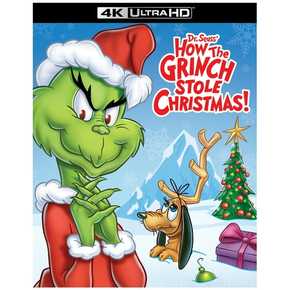Dr. Seuss' How the Grinch Stole Christmas! (1966) (4K Ultra HD) Boris Karloff Dallas McKennon