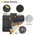 thumbnail image 5 of Pzuqiu Sunflower Horse Bench Dog Car Seat Cover for Back Seat, Waterproof & Scratch-Resistant Dog Hammock with Pet Bandana Car Trash Can for Sedan,Truck, 5 of 6