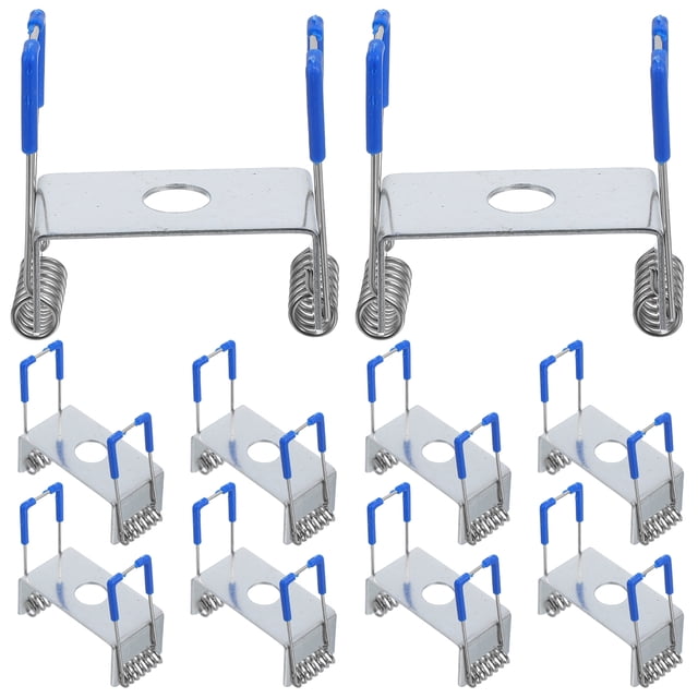 KAKOWELY panel clip 10pcs Downlight Panel Lamp Spring Clip Light Emitting Diode Recessed Lighting Accessories for Lamp Tools2.05"X1.97"X0.91"