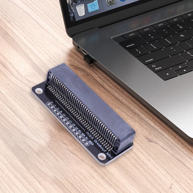 Para BBC Microbit Breakout Breadboard Fácil de instalar Mini placa adaptadora Breakout