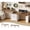 White, variant on 98.4'' Farmhouse Standing Desk with 3 Drawers and Open Storage Shelves, Electric Height Adjustable Two Person Desk, Long Computer Desk