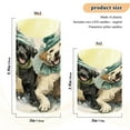 thumbnail image 5 of Wobogo Snow Labrador Flameless Candles with Remote Battery Operated Flickering LED Candles with Timer 2/4/6/8H Medium Size, 5 of 8