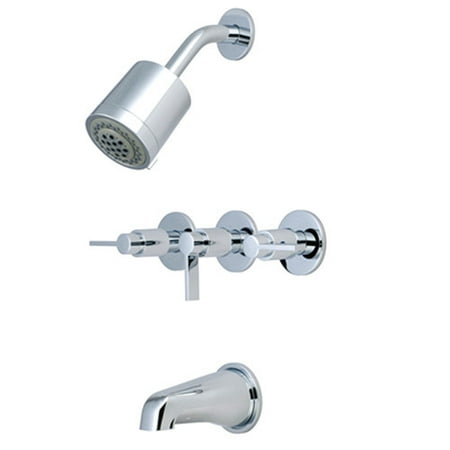 Diverter Trim Ring Bidet - Kingston Brass NuvoFusion Dual Function Tub and Shower Faucet with Trim and Diverter
