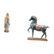thumbnail image 5 of Figura decorativa de resina con a caballo, ideal para escritorio, sala de estar, coche, estantería o como adorno Feng Shui., 5 of 8