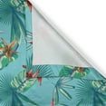 thumbnail image 6 of Ambesonne Bird of Paradise Valance & Curtain, Tropical Accents, 55"x24", Pale Blue and Multicolor, 6 of 7