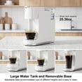 thumbnail image 6 of GVODE 4-in-1 Single Serve Coffee Maker, 3-Second Heat-Up, 20 Bar Espresso Machine, for K-Cup, Nespresso Original, DG Pods & Grounds, White, 6 of 8