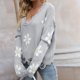 thumbnail image 4 of Suéter De Invierno Lady Jumper Top Loose Hole Suéter para mujer Sólido Cómodo Ropa de uso diario Traje de calle Cgtredaw Gris S para Mujer, 4 of 5
