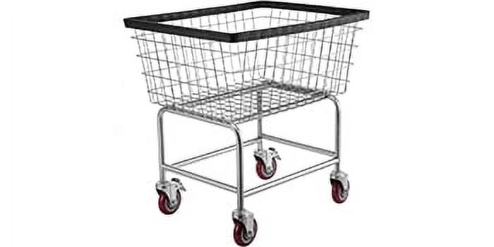 Commercial-Grade 2.5 Bushel Wire Laundry Basket Cart with Wheels - On Sale  - Bed Bath & Beyond - 38288135