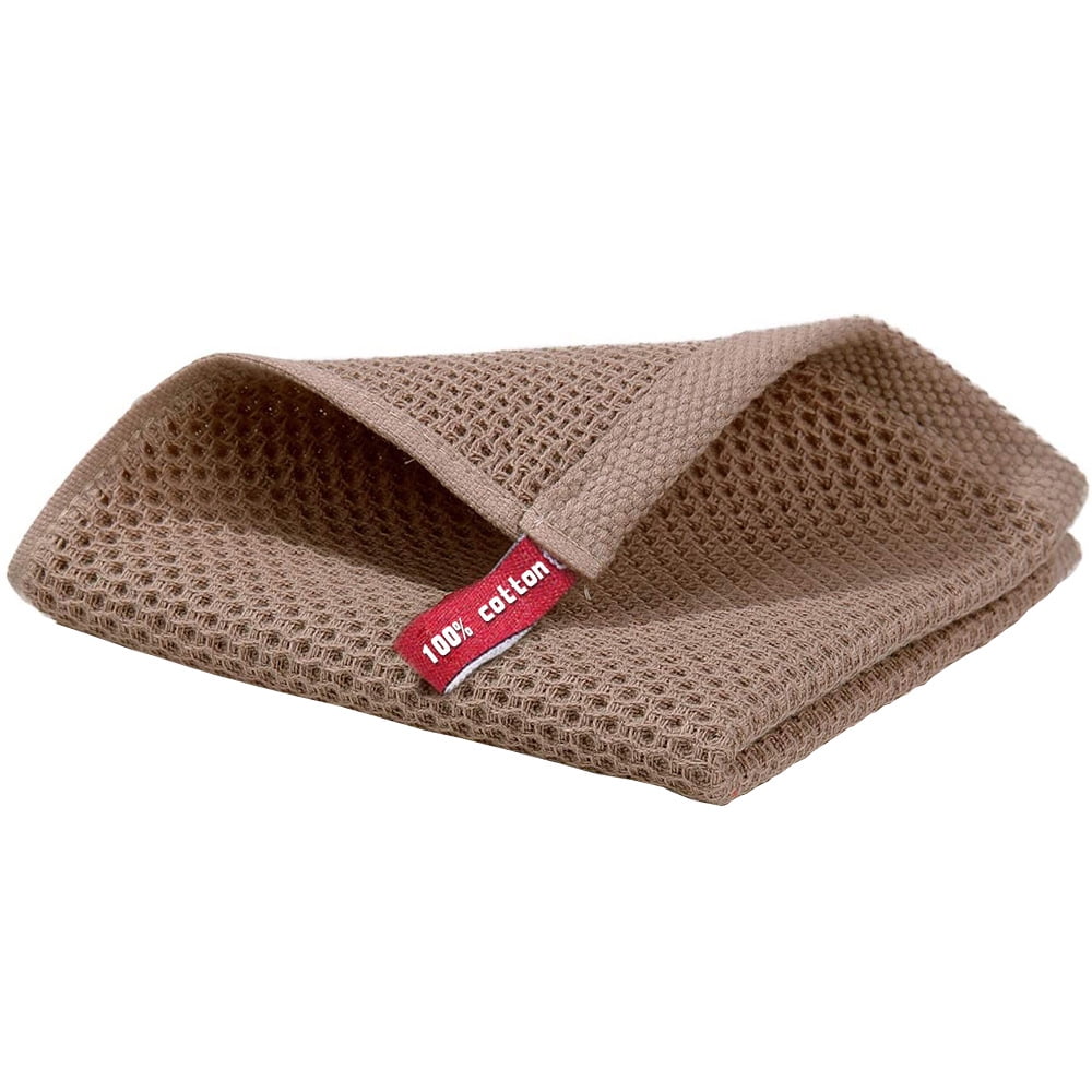 100 Cotton Kitchen Dish Cloths, 1 Pack Waffle Weave Dish Towels Ultra