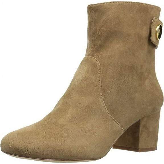 Nine West Women's Quarryn Suede Ankle Boot,Green,7.5 Medium US New
