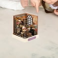 thumbnail image 2 of Runquan Miniature House s DIY Mini Dollhouse Decorative Dustproof Cover for Family Moon, 2 of 8
