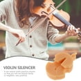 thumbnail image 3 of UPKOCH Tourte-Style Rubber Violin Mute 1Pcs for Small Violas and Violins, 3 of 8