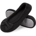 thumbnail image 1 of Women's Ballerina Slippers Lightweight Comfortable Memory Foam Slippers with Elastic Heel Design, 1 of 5