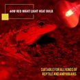thumbnail image 4 of 60W Infrared Heat Lamp Red Light Glass Heating Lamp Bulb for Lizard Reptile and Amphibian, 4 of 7