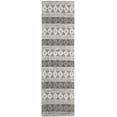 thumbnail image 2 of SAFAVIEH Natura Cillian Braided Diamonds Runner Rug, Silver, 2'3" x 8', 2 of 5