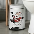 thumbnail image 3 of Vacemry under $5 Festive Toilet Decals, Christmas Toilet Seat Stickers, Santa Claus Wall Decal for Bathroom Decor, PVC Adhesive Art for Festive Home Decorating, 3 of 5