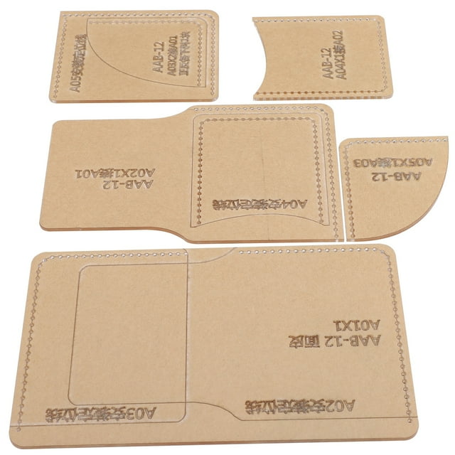 DIY Acrylic Template, Leather Templates, Leather Wallet Acrylic Template, Acrylic Template, For Bag Leather